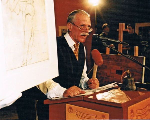 Jürgen Piquardt als Auktionator
